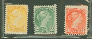 Canada #35-36/41 Unused