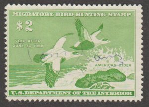 U.S. Scott #RW24 Duck Stamp - Used Single