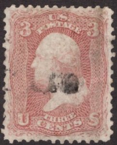 United States Scott #65 USED LC NH NG. Really nice stamp.