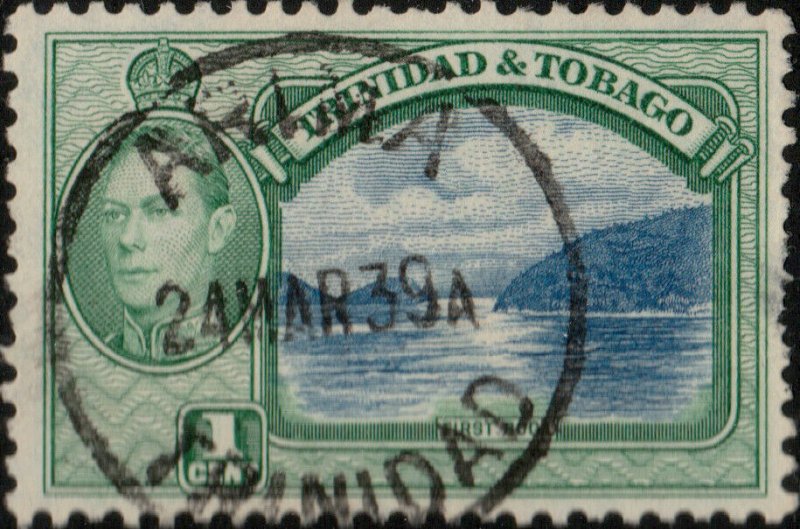 TRINIDAD & TOBAGO - 1939 -   ARIMA / TRINIDAD  single circle DS on SG246