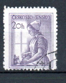 CZECHOSLOVAKIA - 1954 - NURSE - Used - 20h -