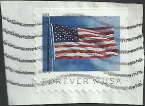 # 5345 Used US Flag Booklet Single