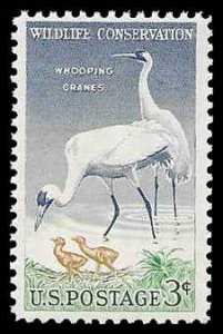 PCBstamps   US #1098 3c Wildlife-Whooping Crane, MNH, (8)