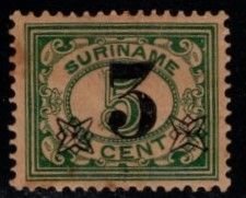 Suriname - #116 Numeral Surcharged - MH