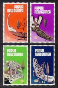 Papua New Guinea Sc# 495-8 MNH Canoe Prows & Paddles