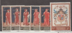 Belgium Scott #B647-B652 Stamp - Mint NH Set