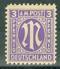 Germany - Allied Occupation - AMG - Scott 3N2 MNH (SP)