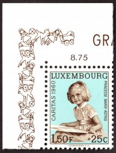 1960, Luxembourg 1,50+0,25Fr, MNH, Sc B218