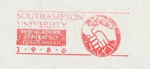 Meter cover GB / UK 1987 University Southampton