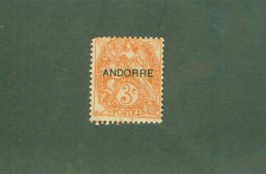 FRENCH ANDORRA 3 MH CV $1.40 BIN $0.75