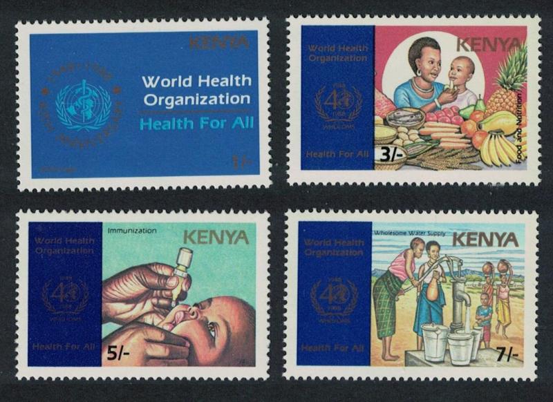 Kenya 40th Anniversary of WHO 4v SG#463-466