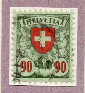 Switzerland 1924 SHADES Early Issue Fine Used 90c. NW-210701