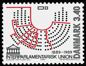 Denmark 874 MNH Interparliamentary Union