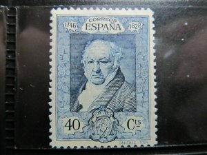 Spain Spain España Spain 1930 Goya 40c Grade Very Fine MH* Stamp A4P14F438-