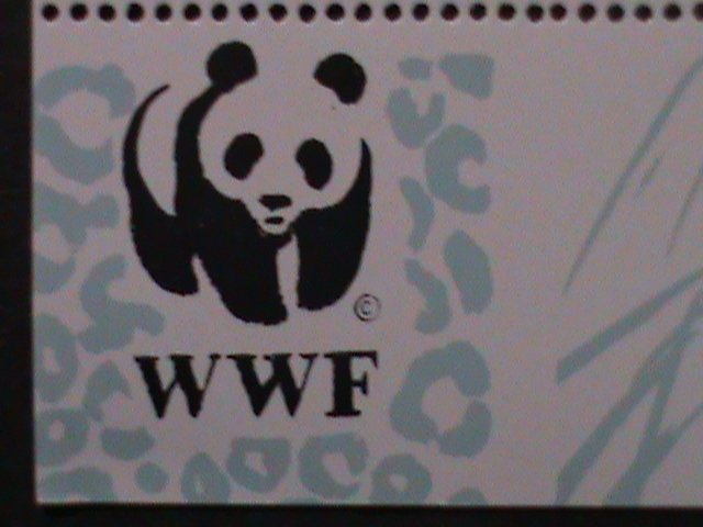 ​KOREA-1998-WWF-WORLD WILDLIFE FUND-LOVELY PANTHERS -CTO SHEET VF- LAST ONE