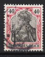  Germany - 1905 Germania 40pf - Wmk. Lozenges (2914)