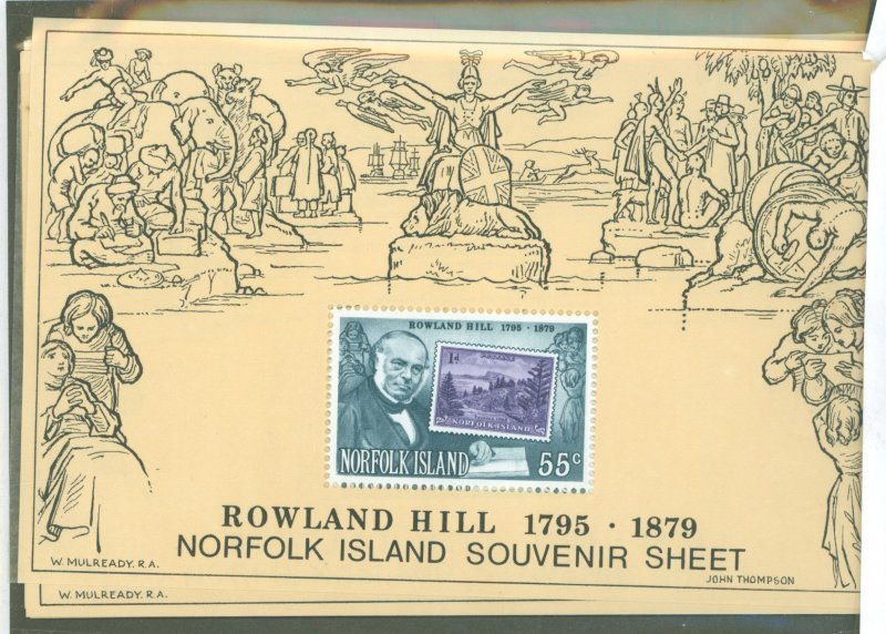 Norfolk Island #248a  Souvenir Sheet