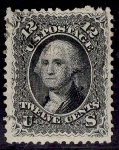 US Stamp #69 USED SCV $95. Light cancel, nice margins.