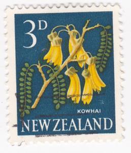 New Zealand 1960  Tree Flowers Kowhi 3d used SG 785