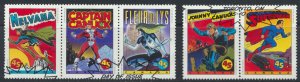 Canada  SG 1661-1665 Used  set of 5 Superheroes  1995  SC# 1579-1783 see scan