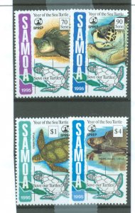 Samoa (Western Samoa) #895-898  Single (Complete Set)