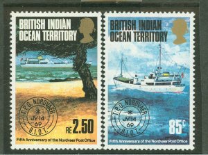 British Indian Ocean Territory #57-58  Single (Complete Set)