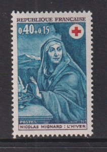 France   #B544    MNH  1969  Red Cross .  Winter 40c