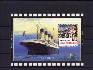 Titanic Sheetlet (9) + 2 SS perf.Turkmenistan Yvert 65/73+28