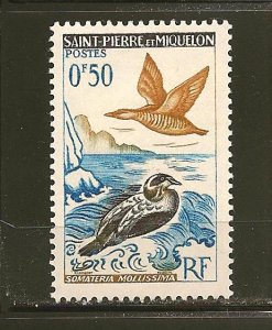 St Pierre and Miquelon 361 Eider Ducks Mint Hinged