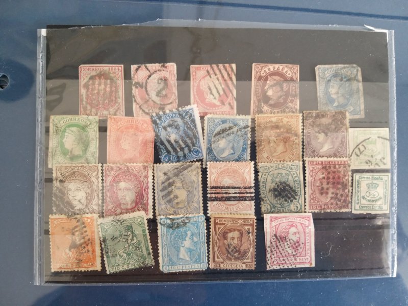 Lot Spain old 1854-1876 CV: € 240