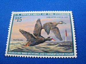 UNITED STATES  -  DUCK STAMP  -  SCOTT # RW63     MNH  