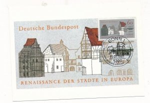 D325270 Germany Maximum Card Renaissance of the Cities 1981