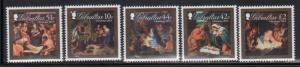Gibraltar 1305-9 Christmas Mint NH