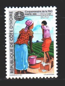 Ivory Coast. 1995. 1140 from the series. 50 years of world food organization....