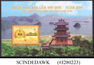 VIETNAM - 2019 THE UNITED NATIONS DAY OF VESAK - MIN/SHT - MINT NH