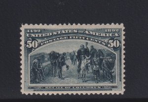 240 VF-XF OG mint lightly hinged PSE cert  with nice color  ! see pic !