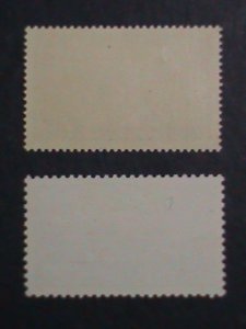 ​AUSTRALIA-1956 SC #290-1 VERY OLD-THE BEAUTIES VIEWS OF MELBOURNE MH -VF