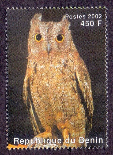 Benin 2002 Bird of Prey Owl 450F MNH (#08)