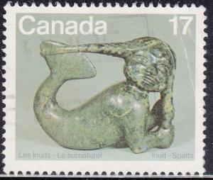 Canada 866 USED 1980 Inuit Indian Spirits 17¢