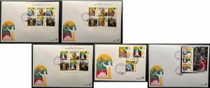 Lithuania 2023 Pope John Paul II's visit 30 ann BeePost super full set F...