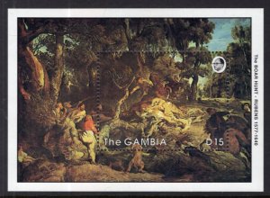 Gambia 1055 Painting Souvenir Sheet MNH VF