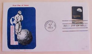 USA  SPACE FDC UNLISTED CACHET CRAFT CACHET 1969 APOLLO 8