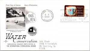 Canada 1968 FDC Water Conservation - Ottawa, Ont - Single - F76834