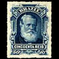 BRAZIL 1878 - Scott# 70 Emperor Pedro 50r LH
