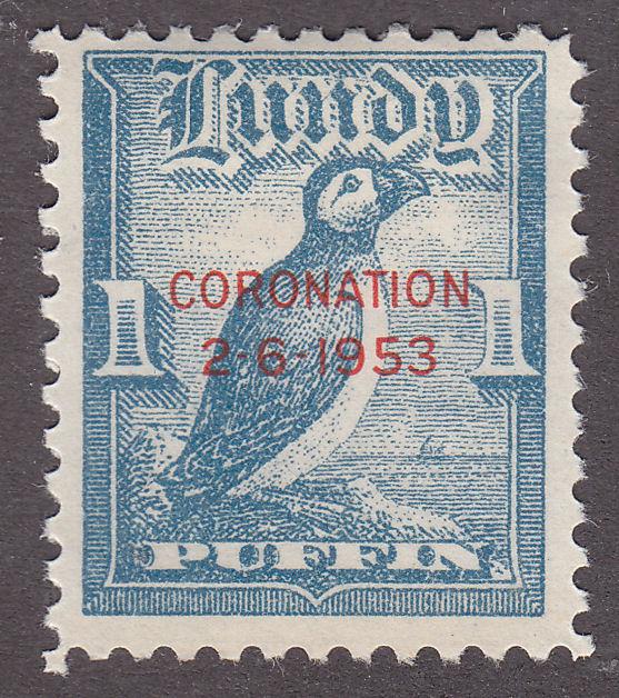 GB UK Lundy Island Hinged Cinderella Local Puffin Postage