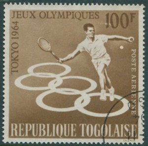 Togo 1964 SG390 100f Olympics tennis FU