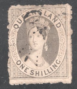 Queensland SC #17,  F/VF,  Used.  CV 47.50   ....   5210011