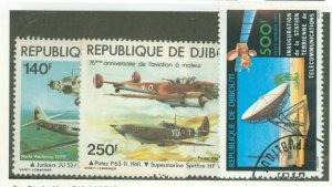 Djibouti #C124-C125/C137  Multiple