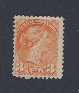 Canada Small Queen MNG Stamp #41-3c Victoria MNG F/VF Guide Value = $60.00