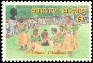 Solomon Islands #614-617, Complete Set(4), 1988, Never Hinged